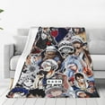 thumbnail image 1 of Trafalgar Law Anime Blanket Seaman Outdoor Beach Straw Hat Blanket Thief Dormitory Air Conditioning Blanket, 1 of 8