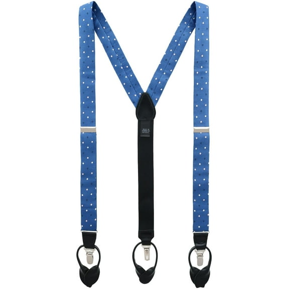Trafalgar  Polka Dot Convertible Suspenders (Men)