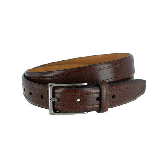 Trafalgar  Stitch Detail Leather Belt (Men)