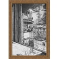 thumbnail image 1 of Trafalgar Tavern 28x40 Large Gold Ornate Wood Framed Canvas Art by James Tissot, 1 of 2