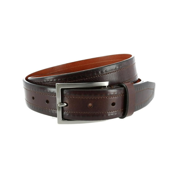 Trafalgar Wesley Covered Stitch Casual Leather Belt
