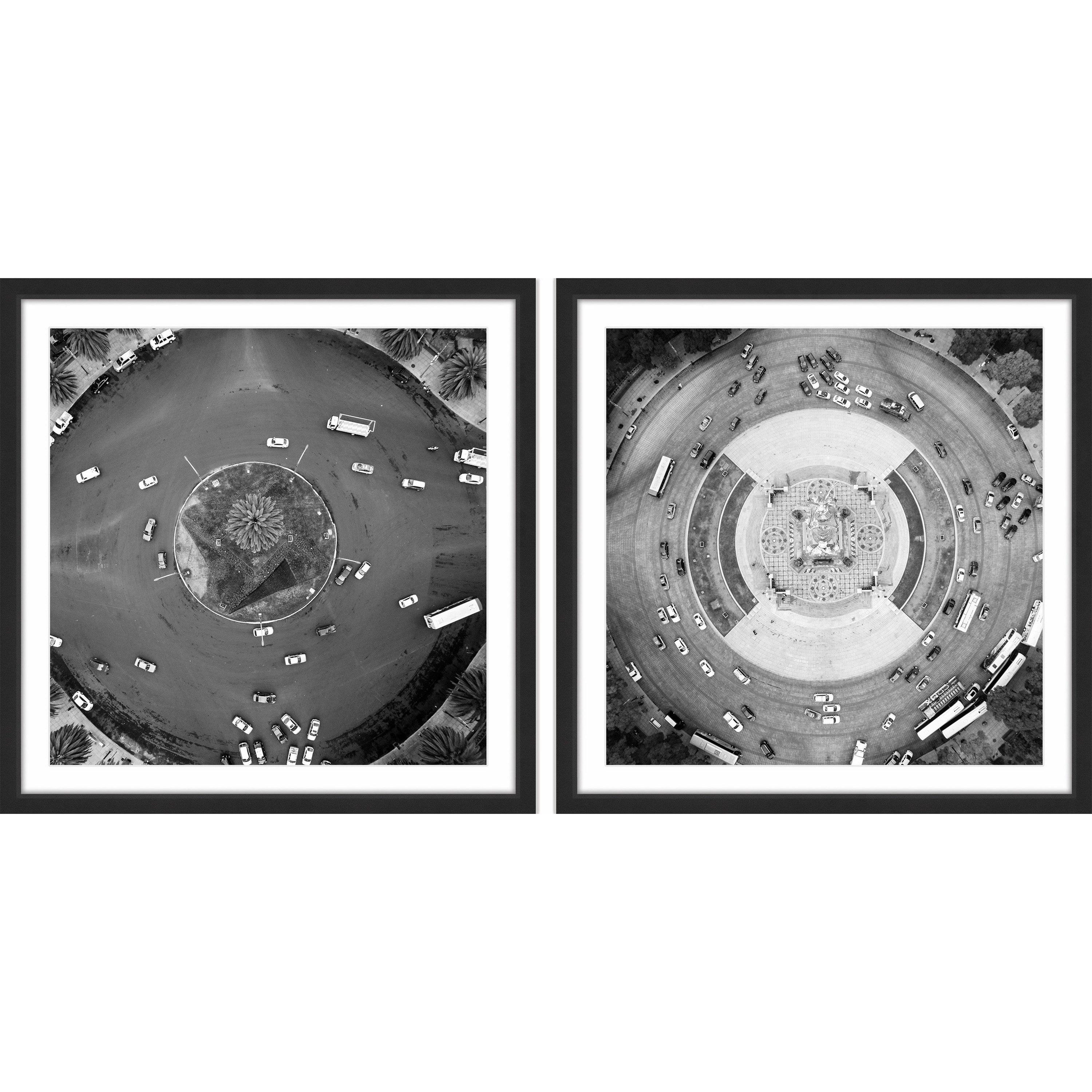 Traffic Circles Diptych
