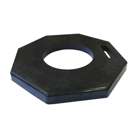 Manufacturer Varies Traffic Cone Base,16.45 lb.,PVC 49AC34