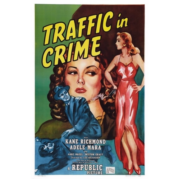 Traffic In Crime Us Poster Art Center: Adele Mara 1946 Movie Poster Masterprint (11 x 17)