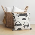 thumbnail image 1 of Traffic Ivory Throw Pillow, 1 of 4