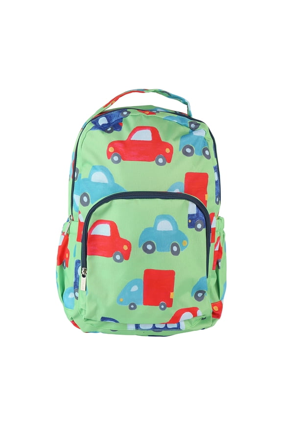Traffic Jam Green 10 x 18 Polyester Basic Multipurpose Backpack