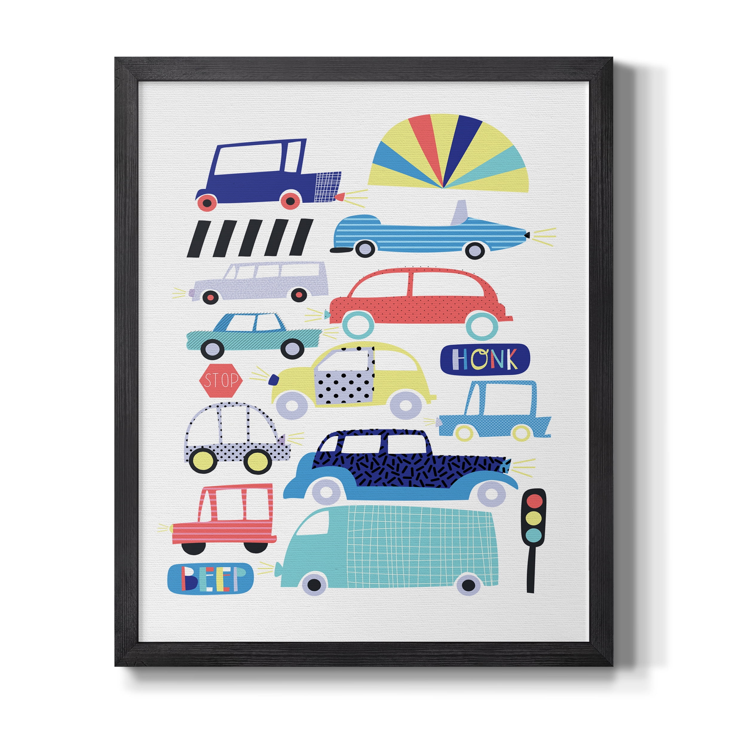 Traffic Jam Premium Gallery Wrapped Canvas - Ready to Hang - 12 x 18