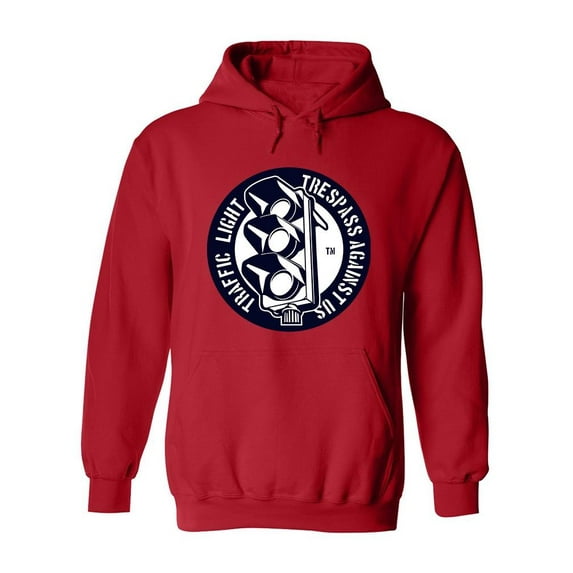 Traffic Light Black White Sketch Hoodie Men -Image by Shutterstock, Male Medium