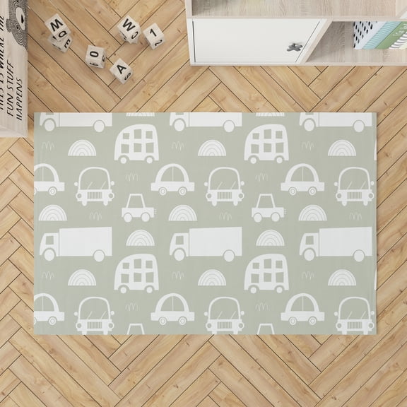 Traffic Light Green Kids Play Mat