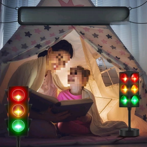 Traffic Light Lamp Color Change 11 Inch Mini Stop Light Lamp Room Decor USB Cool Decorative Desk Lamp for Boys Girls Kids Room Party Decorations(1 Pcs)$$Home Decor, Kitchen, & Other