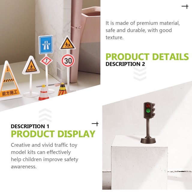 Traffic Light Model Toy 1 Set Traffic Light Traffic Signal Toy Safety