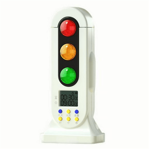 Traffic Light Timer Kids Educational Study Timer Management Tool Double Modes Count Down Timer for Classroom School B,1 x Timer,Green