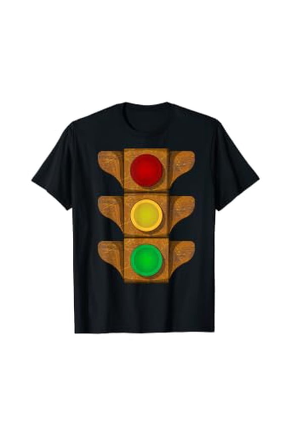 Traffic Light Vintage Rusty Stoplight Stop Go Caution Signal T-Shirt, Unisex T-Shirt