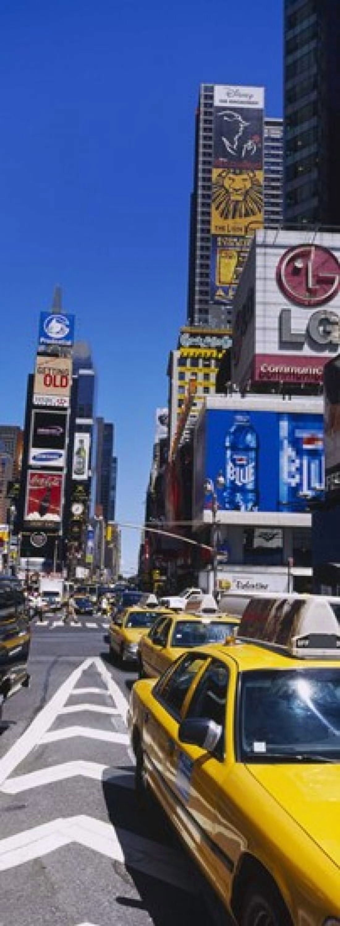 Traffic On A Street Times Square Manhattan NYC New York City New York State USA Canvas Art - Panoramic Images (36 x 13)