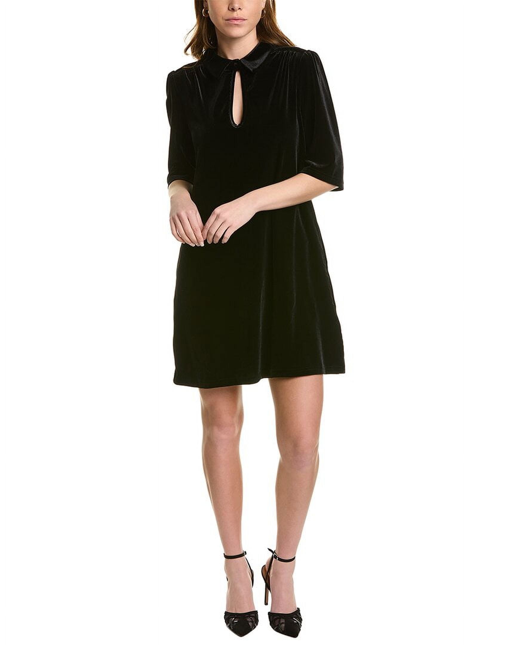 black velvet shift dress AMANTE CURVY BLACK VELVET DRESS – MilaGrace Boutique