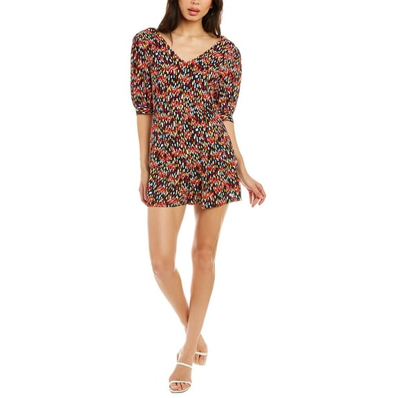 Traffic People womens  Bow Down Playsuit, m, Blue