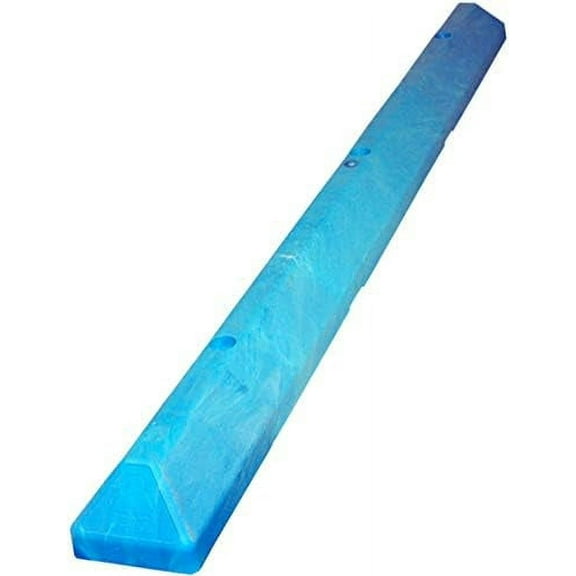 Traffic Safety Store 6' Recycled Plastic Commercial Parking Blocks, Blue