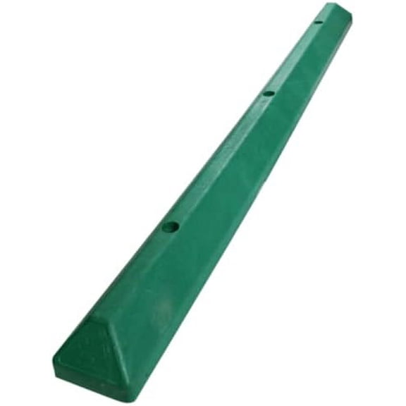 Traffic Safety Store 6' Recycled Plastic Commercial Parking Blocks, EV Green