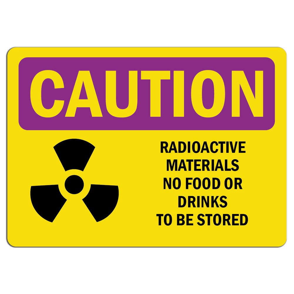 Traffic & Warehouse Signs - Caution Radiation Sign - Radioactive ...