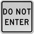 thumbnail image 1 of Traffic & Warehouse Signs - Do Not Enter Sign 4 - Weather Approved Aluminum Street Sign, 0.04 Thickness - 24" X 36", 1 of 5