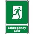thumbnail image 1 of Traffic & Warehouse Signs - Emergency Exit Sign - Weather Approved Aluminum Street Sign, 0.04 Thickness - 10" X 7", 1 of 5