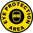 thumbnail image 1 of Traffic & Warehouse Signs - Eye Protection Area Floor Sign - Weather Approved Aluminum Street Sign, 0.04 Thickness - 24" X 36", 1 of 5