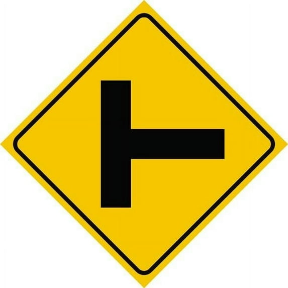 Traffic & Warehouse Signs - Intersection Or - Weather Approved Aluminum Street Sign, 0.04 Thickness - 24" X 36"