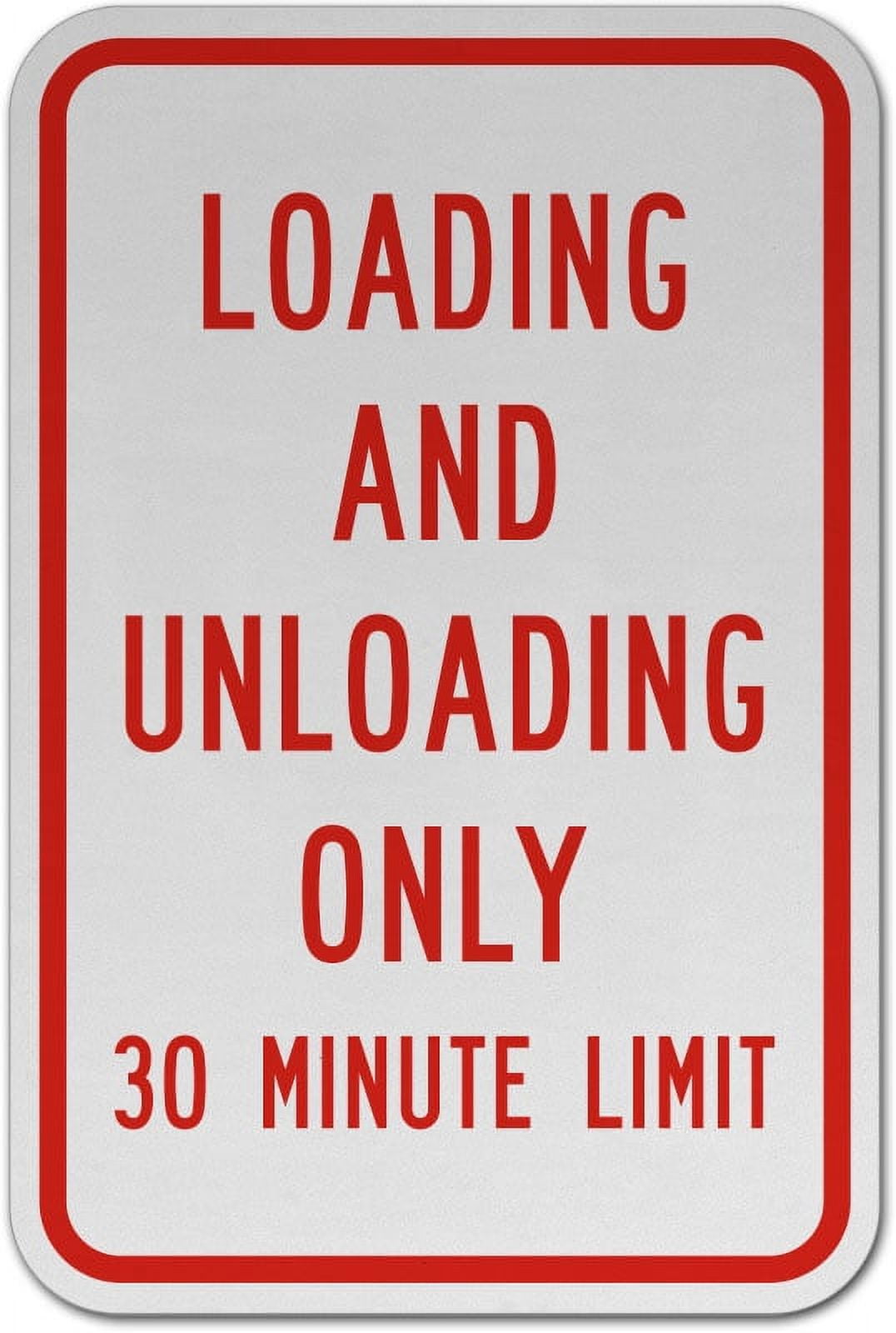 Restricted Hours Loading Sign Traffic & Warehouse Signs - Loading and Unloading Only Sign - Weather ...
