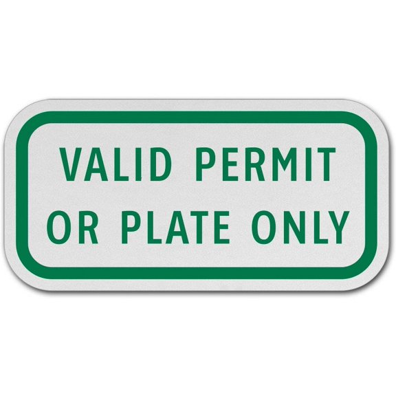 Traffic & Warehouse Signs - New York Accessible Parking Sign - Weather Approved Aluminum Street Sign, 0.04 Thickness - 10" X 7"