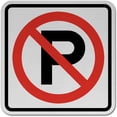 thumbnail image 1 of Traffic & Warehouse Signs - No Parking Sign - Weather Approved Aluminum Street Sign, 0.04 Thickness - 24" X 36", 1 of 5