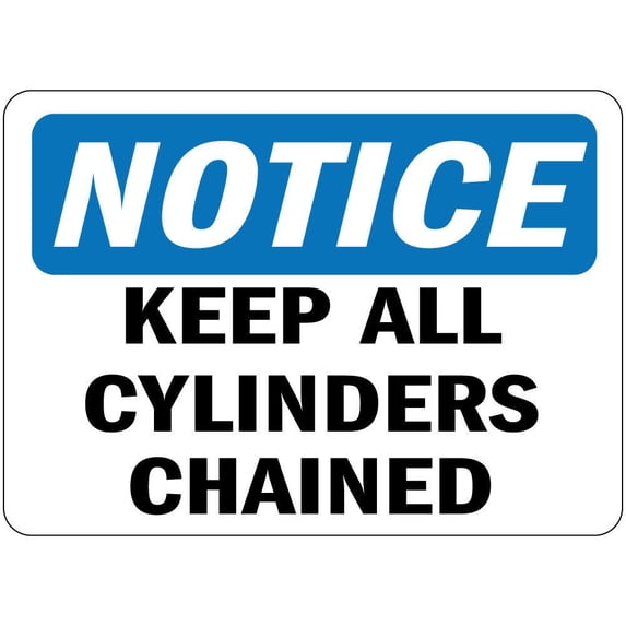 Traffic & Warehouse Signs - Notice - No Exit OSHA - Weather Approved Aluminum Street Sign, 0.04 Thickness - 12" X 8"