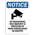 thumbnail image 1 of Traffic & Warehouse Signs - Notice - No Trespassing This Sign with Symbol - Weather Approved Aluminum Street Sign, 0.04 Thickness - 24" X 36", 1 of 5