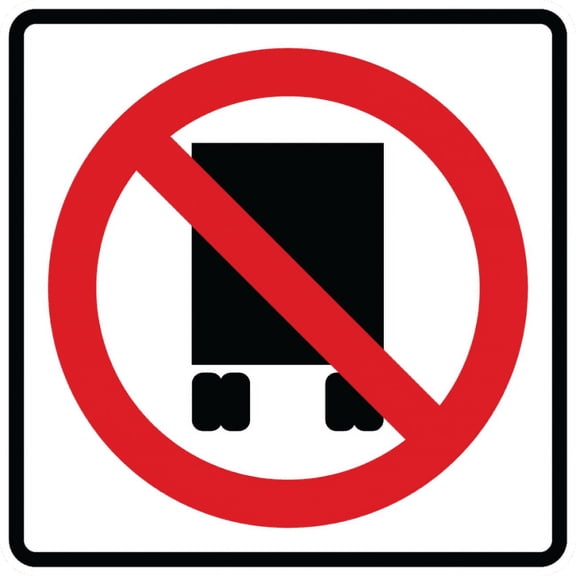 Traffic & Warehouse Signs - R14-5-National Network Sign - Weather Approved Aluminum Street Sign, 0.04 Thickness - 12" X 18"