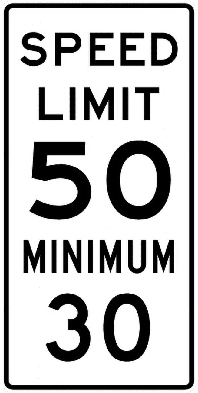 Traffic & Warehouse Signs - R2-4a-Combined Speed Limit Sign - Weather ...