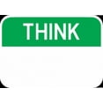 thumbnail image 1 of Traffic & Warehouse Signs - Think Sign - Weather Approved Aluminum Street Sign, 0.04 Thickness - 24" X 36", 1 of 5