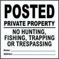 thumbnail image 1 of Traffic & Warehouse Signs - White Posted Private Property Sign - Weather Approved Aluminum Street Sign, 0.04 Thickness - 18" X 24", 1 of 5