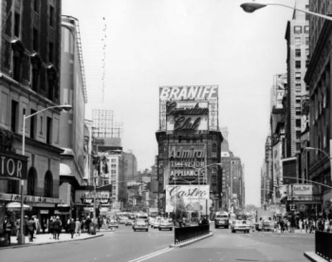 Traffic on a road Times Square Manhattan New York City New York USA Canvas Art - (24 x 36)