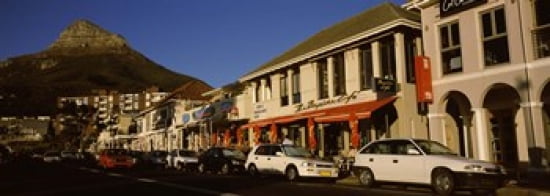 Traffic on the road Lions Head Camps Bay Cape Town Western Cape Province Republic of South Africa Canvas Art - Panoramic Images (36 x 13)