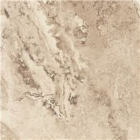 Trafficmaster Peel N' Stick Tile 18 In. X 18 In. Light Travertine 2.5Mm (0.100 In.) / 36 Sq. Ft. Per Case