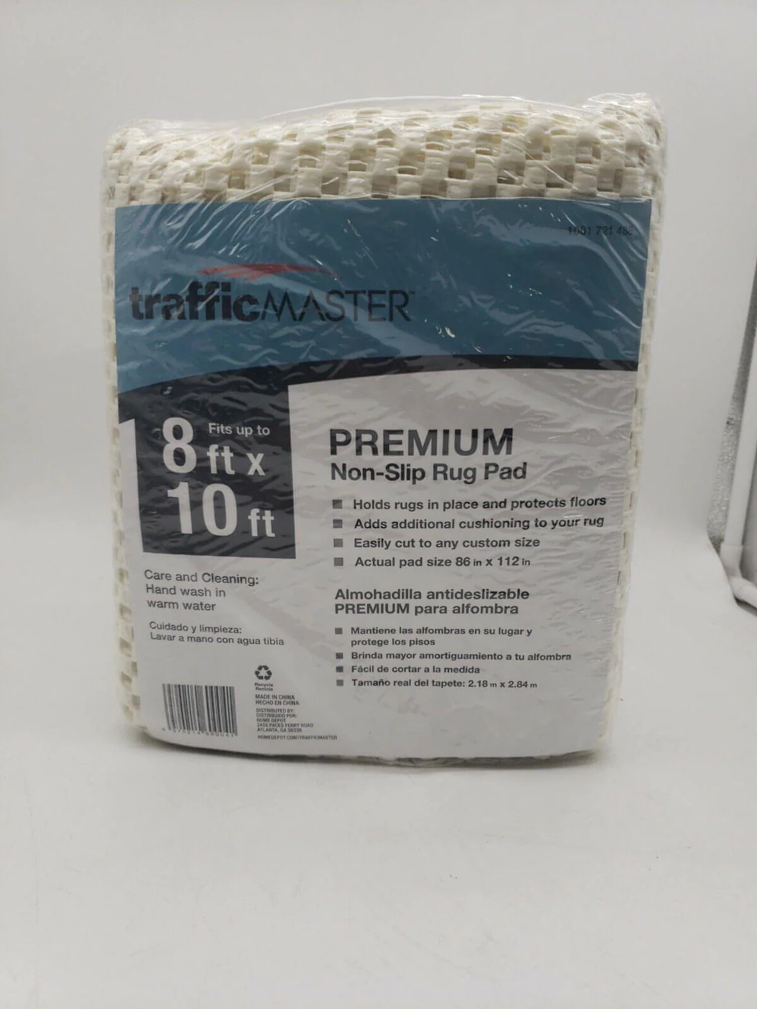 Trafficmaster Premium 8 ft. x 10 ft. AntiResistant Rug Gripper Pad
