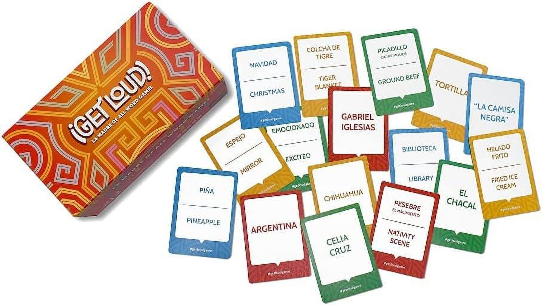 Tragos Get Loud - The Bilingual Guessing Word Game - Celebrates Latino ...