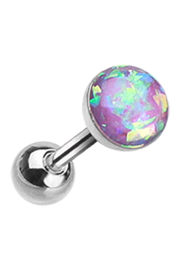 Tragus Opal Sparkle Cartilage Tragus Earring 18g 1pc