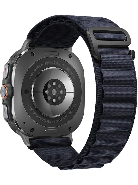 Trail Band for Samsung Galaxy Watch Ultra Bands 47mm Men/Women,Rugged Fabric Nylon Alpine Sport Loop Strap for Samsung Galaxy Watch 7 Ultra Band 47 mm 2024 Breathable Replacement Wristband