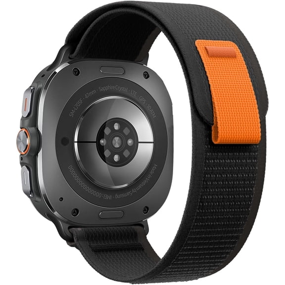 Trail Band for Samsung Galaxy Watch Ultra Bands 47mm Men/Women,Rugged Fabric Nylon Alpine Sport Loop Strap for Samsung Galaxy Watch 7 Ultra Band 47 mm 2024 Breathable Replacement Wristband