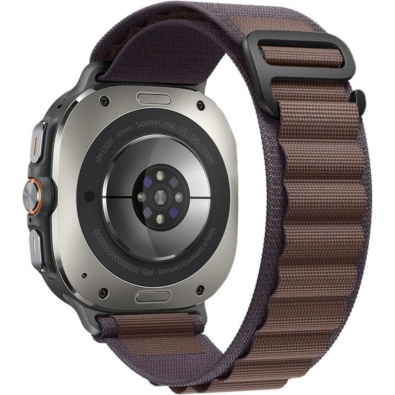 Trail Band for Samsung Galaxy Watch Ultra Bands 47mm Men/Women,Rugged Fabric Nylon Alpine Sport Loop Strap for Samsung Galaxy Watch 7 Ultra Band 47 mm 2024 Breathable Replacement Wristband