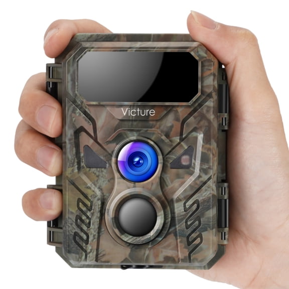 Trail Camera 1080P/16MP IP66 Waterproof Hunting Camera, 10M Infrared Night Vision, 120,850nm Low-Glow 0.4s Trigger