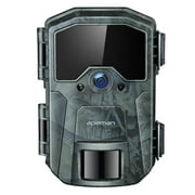 Trail Camera 1080P IR Night Vision, 130° Wide Angle, Motion-Activated for Outdoor Security & Wildlife