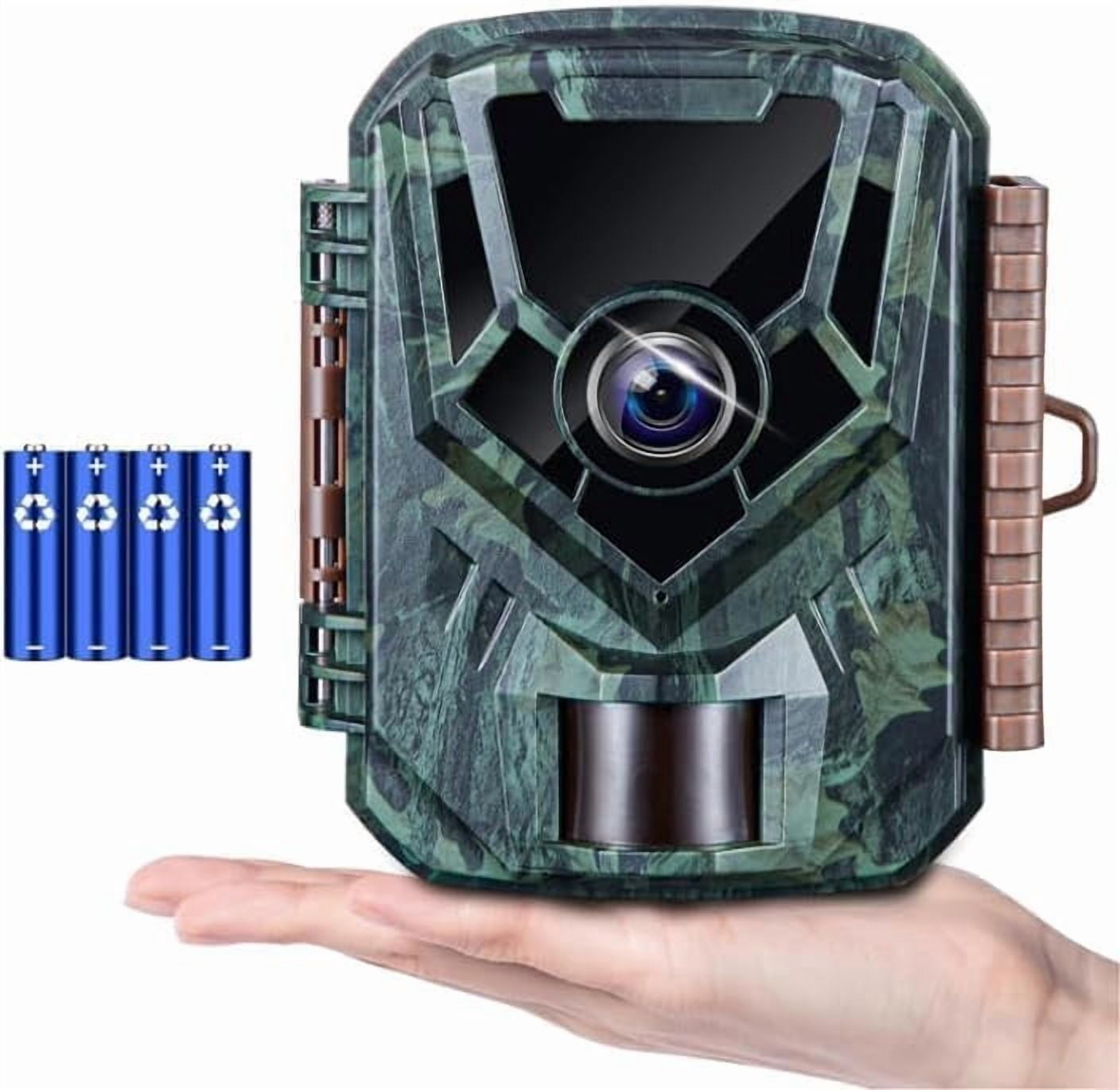 Trail Camera 36MP 2.7K, Mini Game Camera with Night Vision 0.1s Trigger Time Motion Activated 130°Wide-Angle, Waterproof Trail Cam with 2.0” HD TFT Screen, Hunting Camera for Wildlife Monitoring