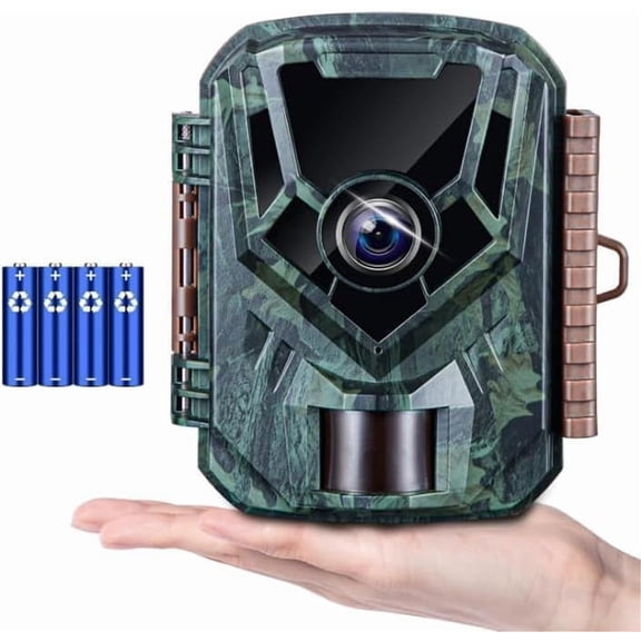 Trail Camera 36MP 2.7K, Mini Game Camera with Night Vision 0.1s Trigger Time Motion Activated 130Wide-Angle, Waterproof Trail Cam with 2.0 HD TFT Screen, Hunting Camera for Wildlife Monitoring
