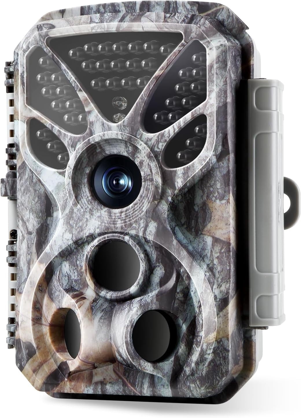 Trail Camera Game Hunting Cam 32MP 4K/2160P with Sound Recording for Wildlife, Yard, Home Security, No-Glowing Night Vision IP66 Waterproof 120° Wide Angle IR Detection Distance 100ft/30m